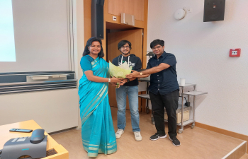 First Secretary of the Embassy Engages with Indian Students at Meet & Greet Event, ETH University, Zurich on 20 Sept 2025